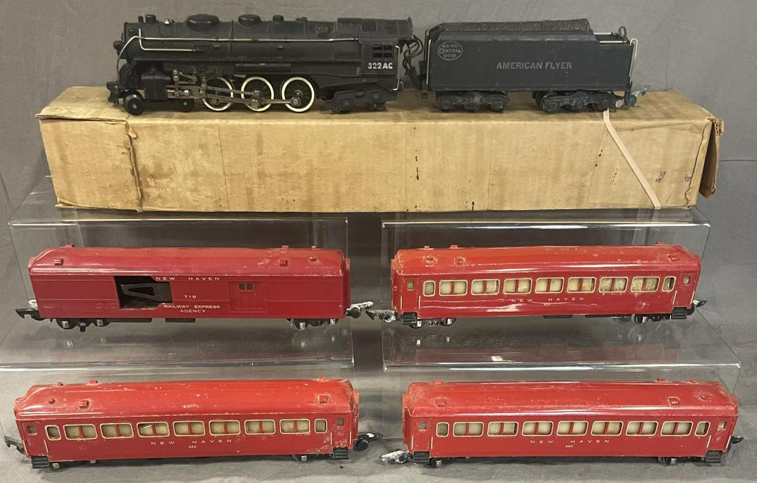 5pc American Flyer 322AC Passenger Set (4918-A) (1 of 8)