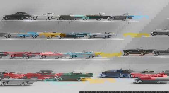 (22) Modern Diecast Cars: 22 modern diecast cars including Road Signature, Solido, Franklin Mint, ERTL, and others.