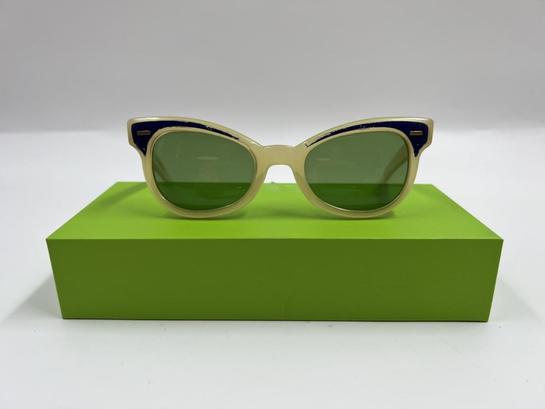 Marilyn Monroe Personally Owned Sunglasses: Offered is a pair of translucent sunglasses, owned by Marilyn Monroe. Some edge and surface wear, light blue paint loss. Comes with COA from Roslyn Herman Collectibles, along with a Certificate of Pro
