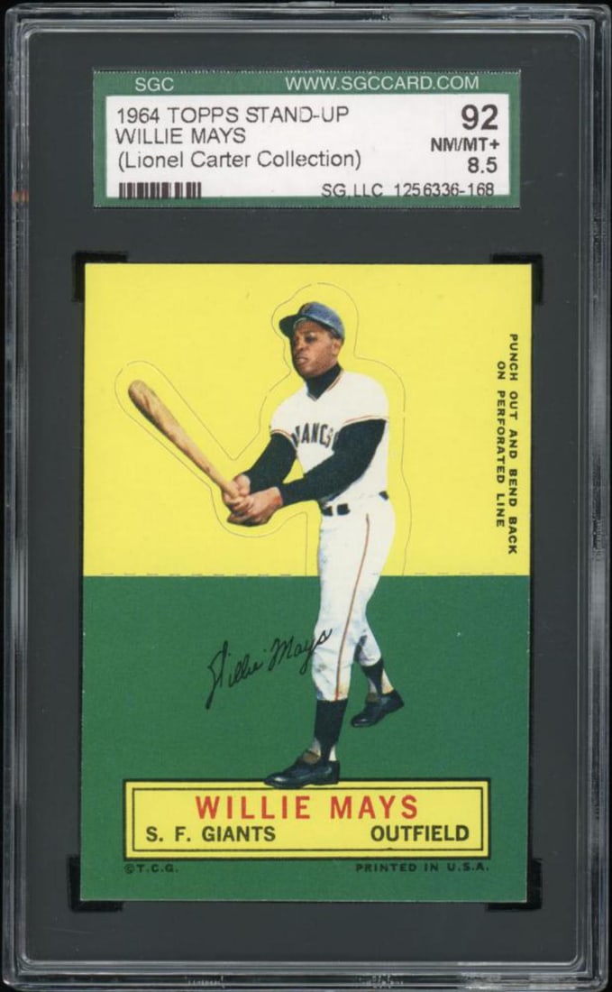 1954 Topps Stand-Up Willie Mays SGC 8.5 (1 of 2)
