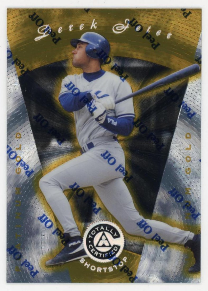 1997 Derek Jeter Pinnacle Platinum Gold /30 Card (1 of 2)