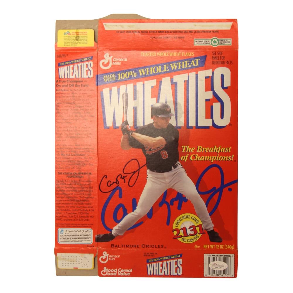 Cal Ripken Signed Wheaties Box - JSA (1 of 2)