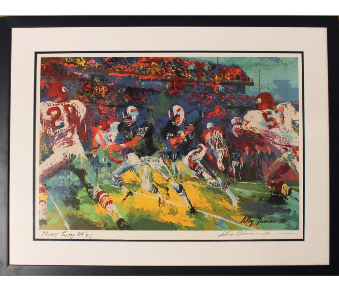 LeRoy Neiman "Rushing Back" Signed Print (1 of 3)