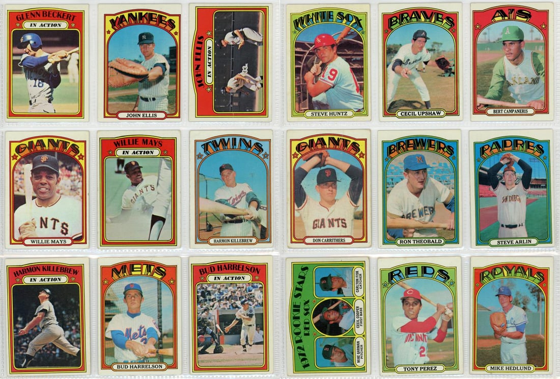 1972 Topps Baseball Card Set Complete (1 of 7)