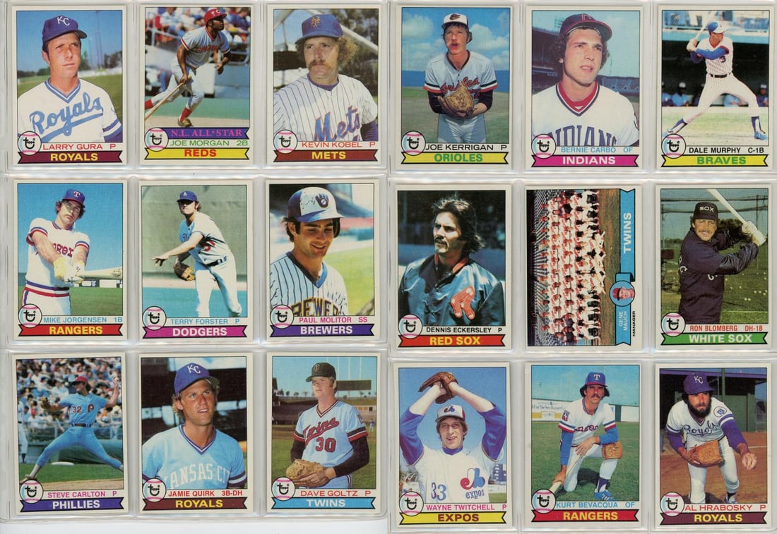 1979 Topps Baseball Card Complete Set (1 of 10)