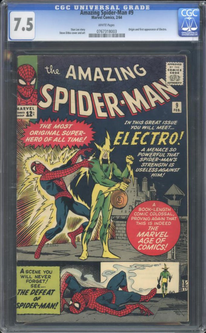 Amazing Spider-Man #9 CGC 7.5 (1 of 2)