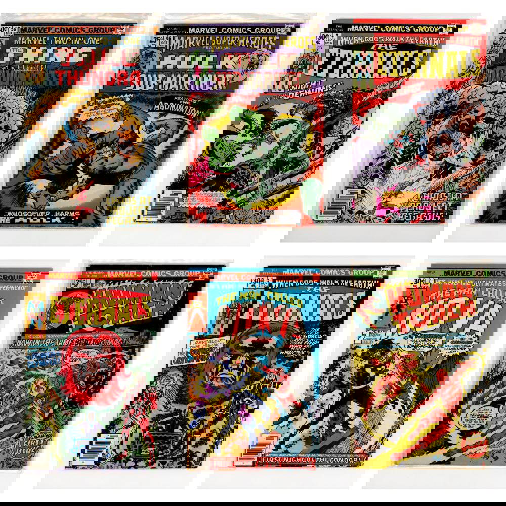 Mixed Silver And Bronze Age Marvel Comic Lot Auction