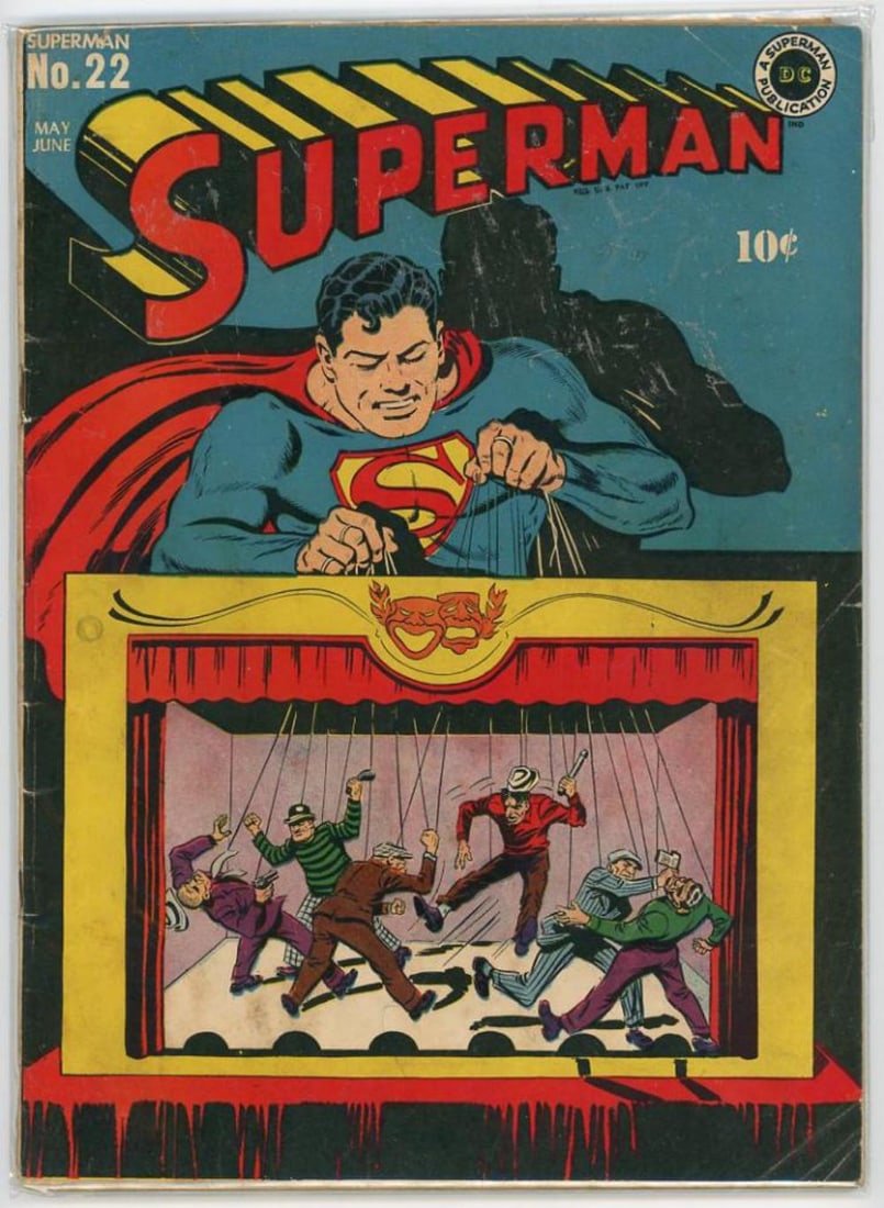 1943 Superman #22, Incomplete Copy (1 of 1)