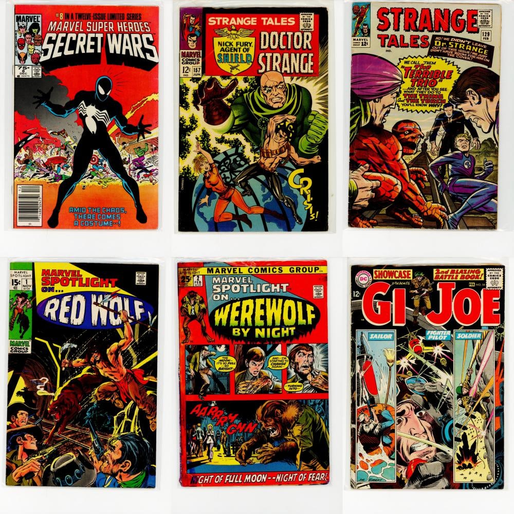 Mixed Comic Lot, Marvel & DC Titles (1 of 4)