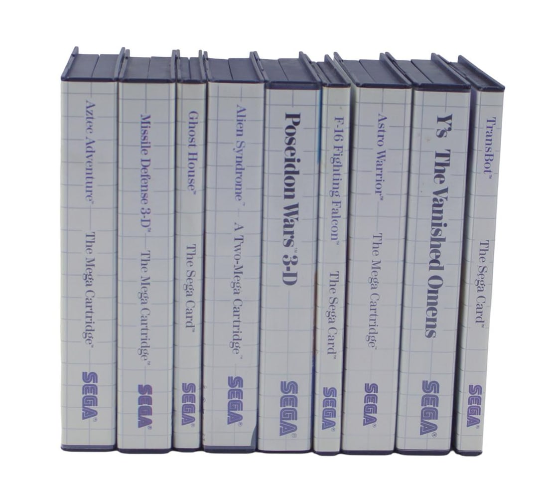 (9) Sega Master System Boxed Games (1 of 3)