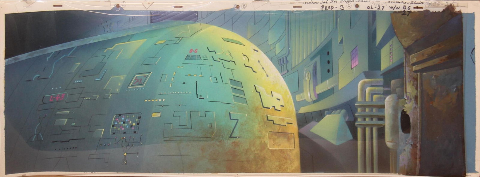 Pan Production Background for Flipper Cartoon (1 of 1)