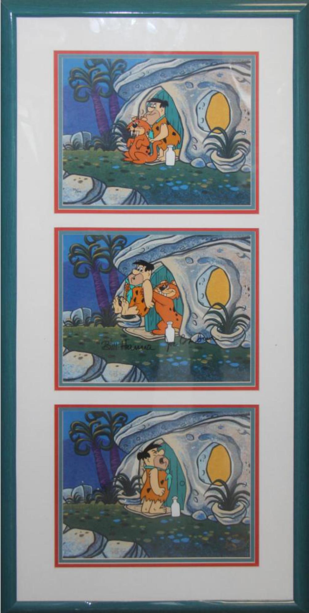 Flintstones, Out for the Night Triptych Ltd Ed Cel (1 of 4)