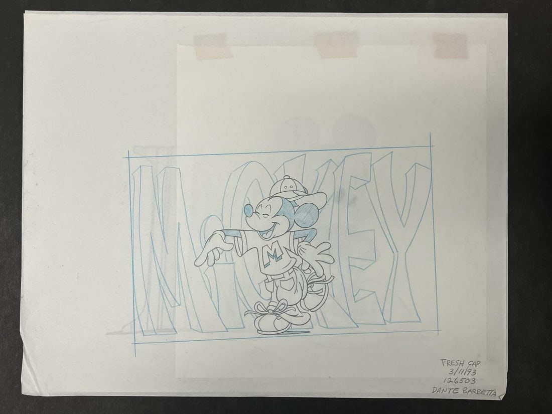 2 Mickey Mouse Merchandise Drawings Dante Barbetta (1 of 7)