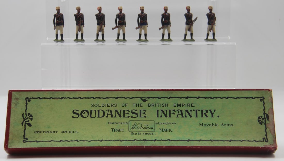 Britains #116 Soudanese Infantry in Box (1 of 3)