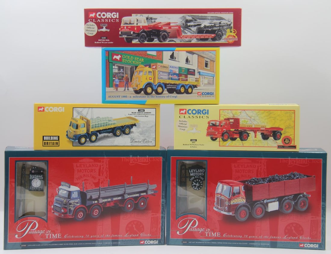 (6) Boxed Corgi Vehicles (1 of 4)