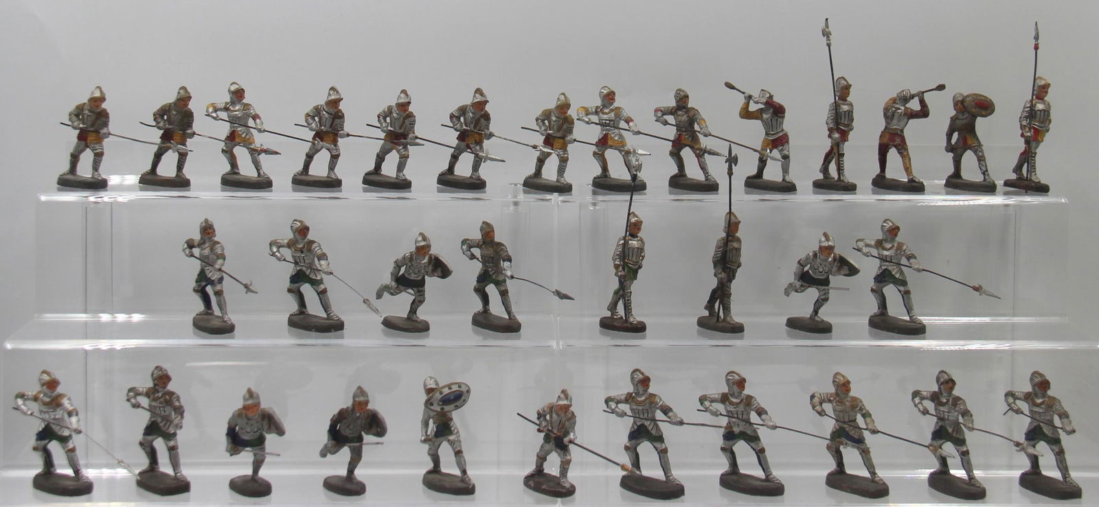 Elastolin Composition Foot Knights (1 of 2)