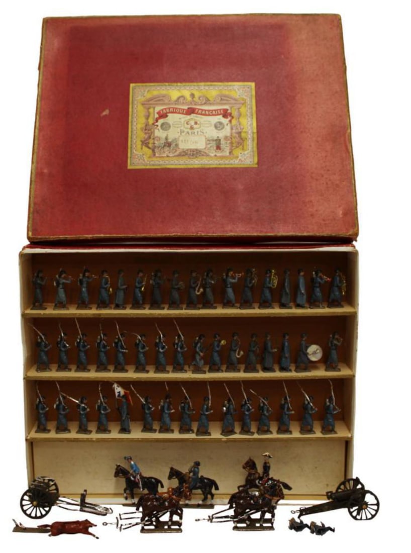 Mignot Boxed French Artillery and Infantry Set 222 (1 of 1)