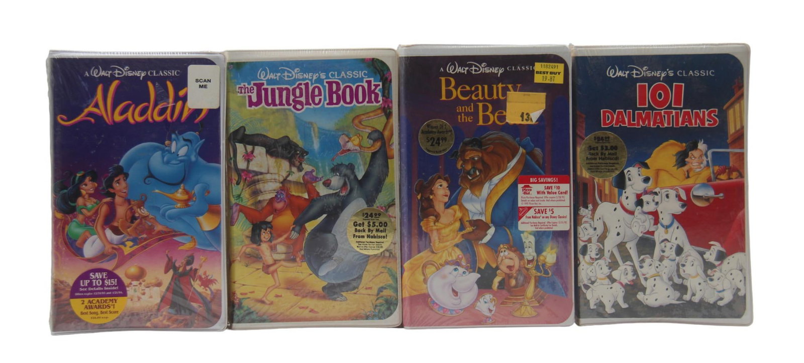 (12) Sealed Disney VHS Clamshell Boxes (1 of 3)