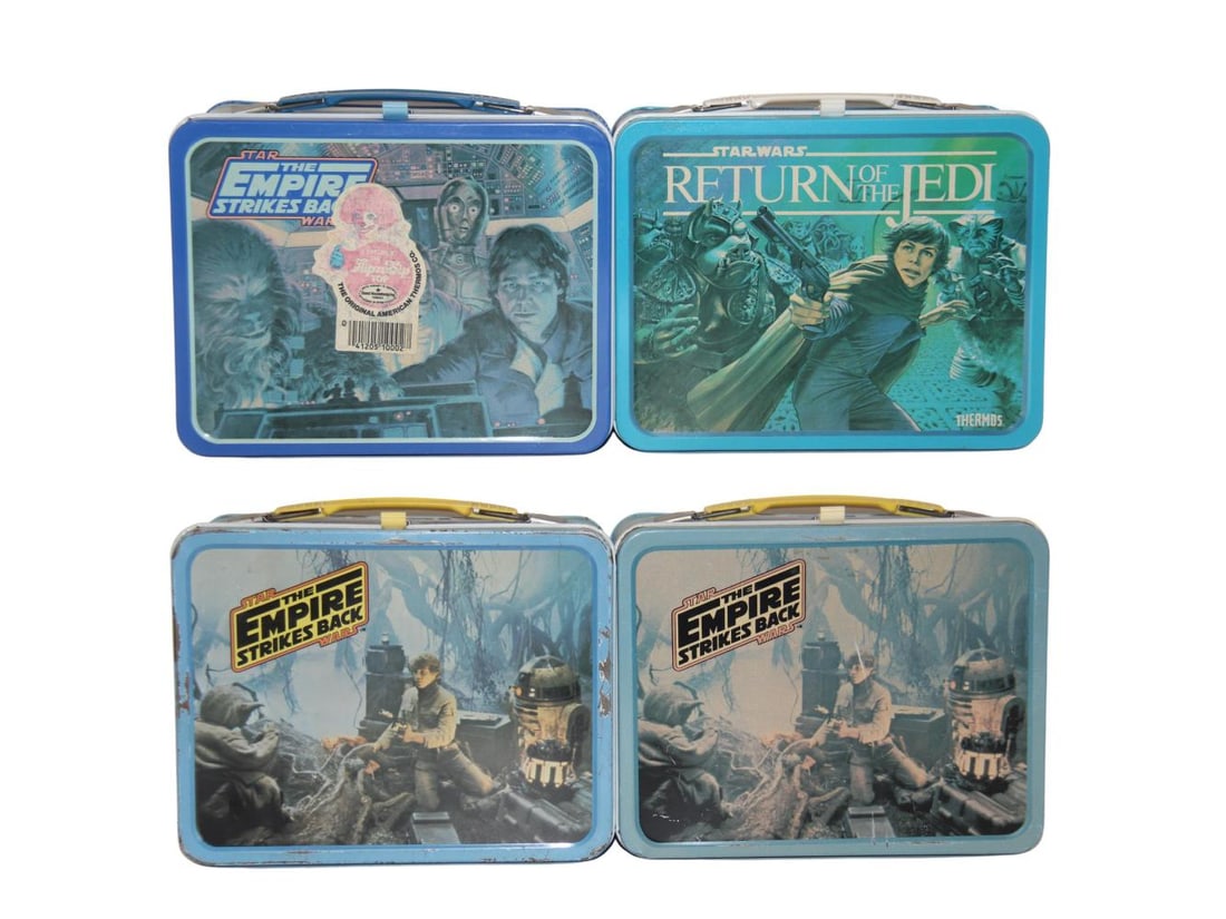 (4) Star Wars Lunchboxes ROTJ/Empire Strikes Back (1 of 6)