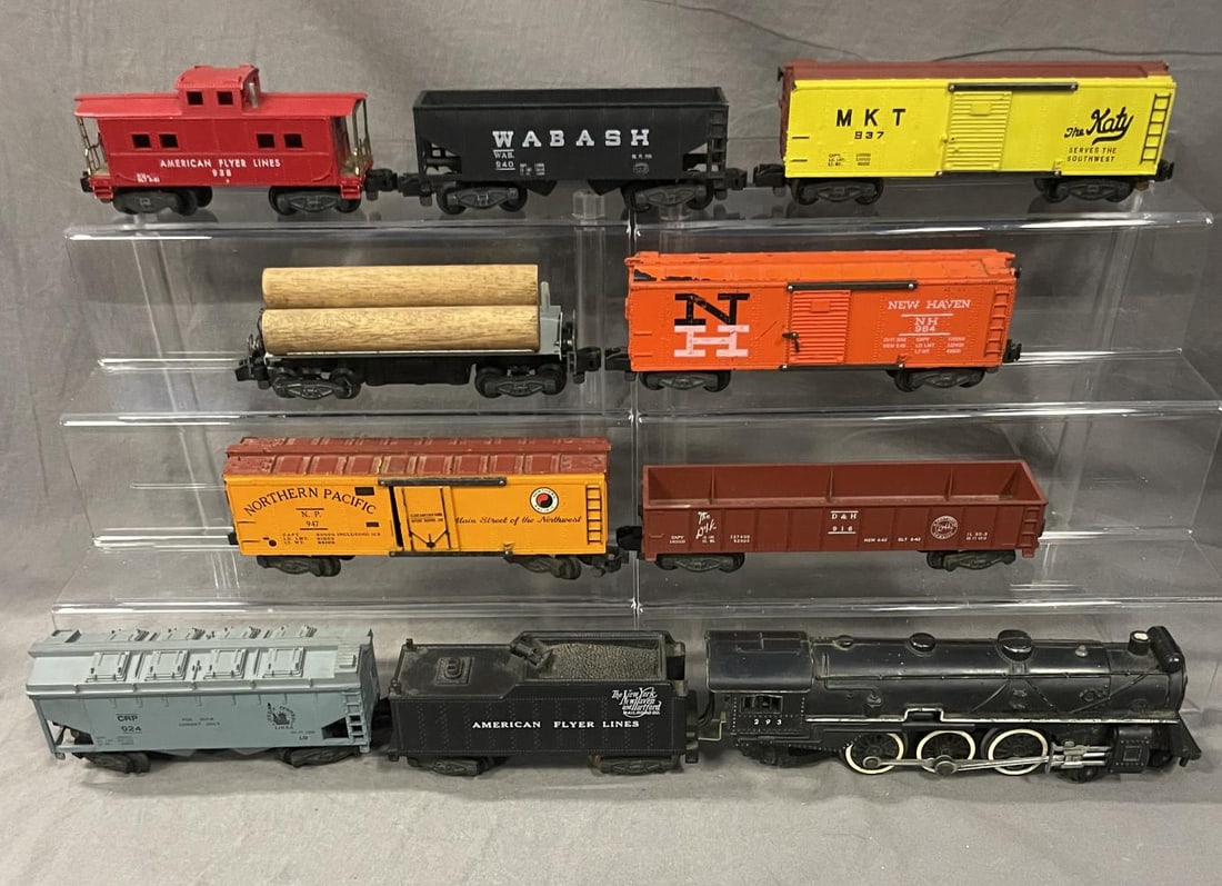 9pc American Flyer Steam Freight Set (1 of 6)