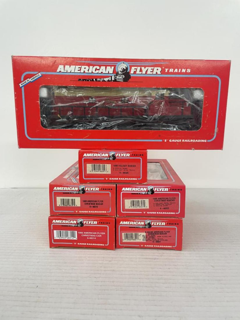 6pc American flyer Lionel Diesel Xmas Train (1 of 2)