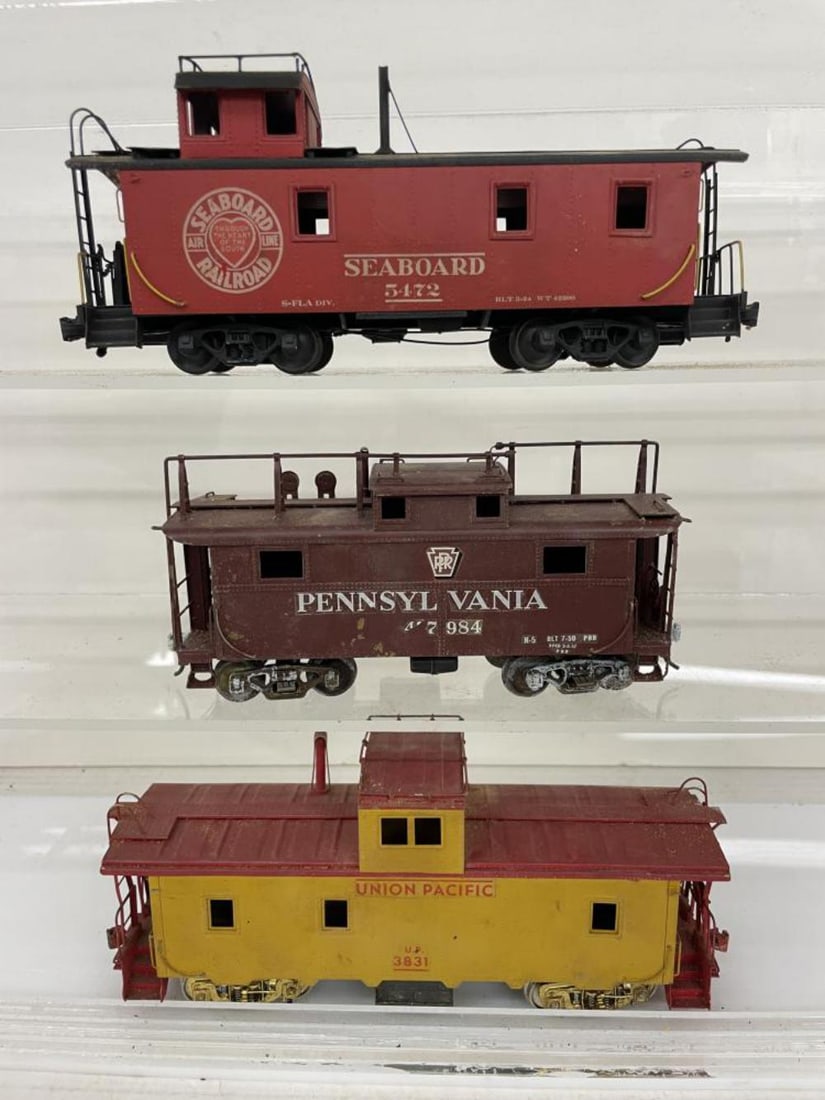 3 Brass O Scale Cabooses (1 of 7)