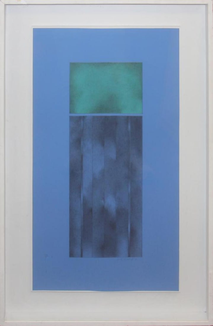 Sonia Gechtoff. (American, 1926-2018) Mixed Media (1 of 2)