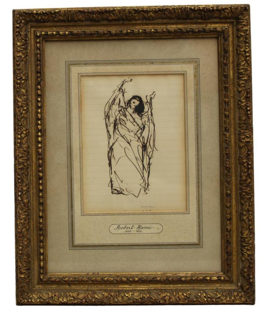 Robert Henri 1865-1929 Pen and Ink (1 of 2)