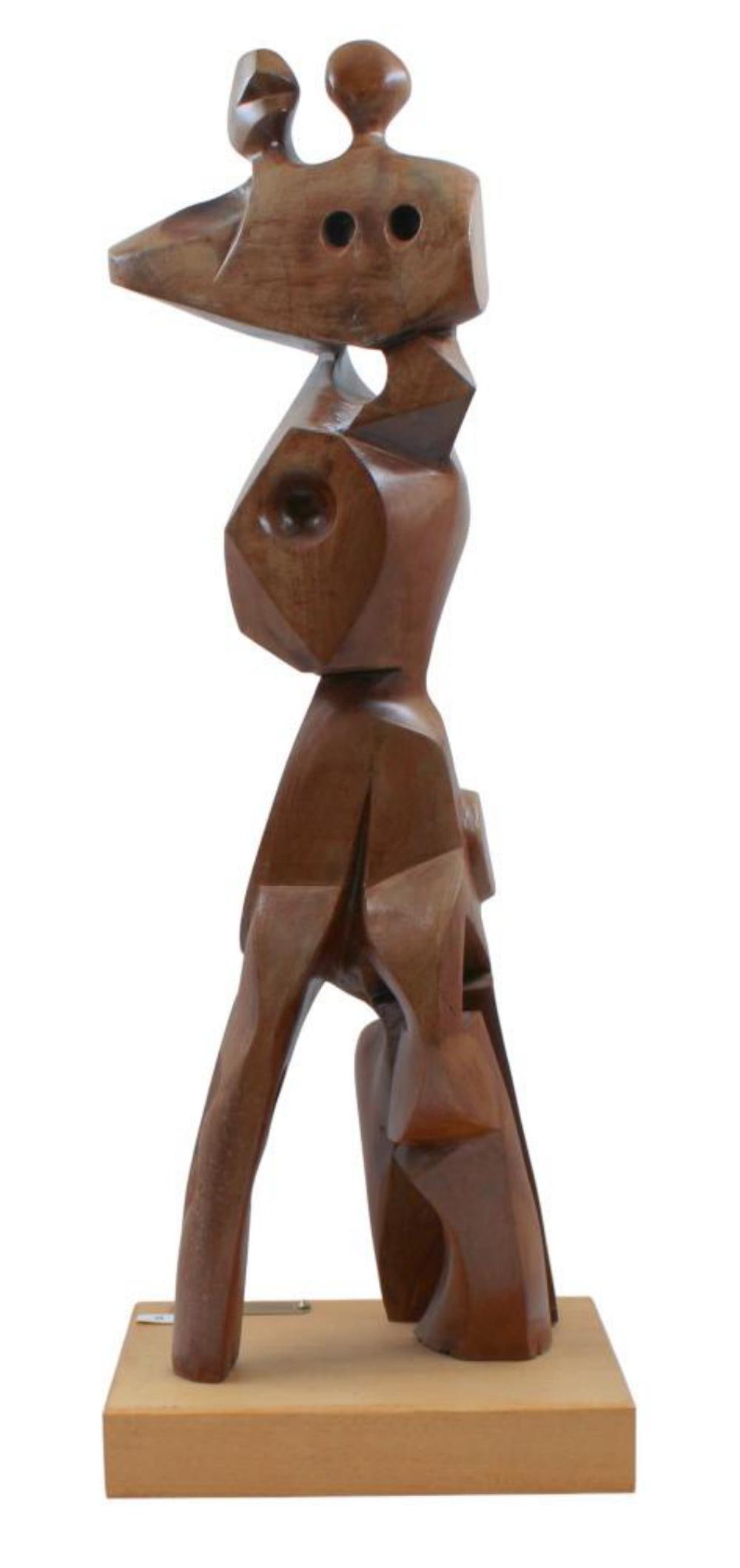 Robert Strimban, Abstract Wooden Sculpture (1 of 5)