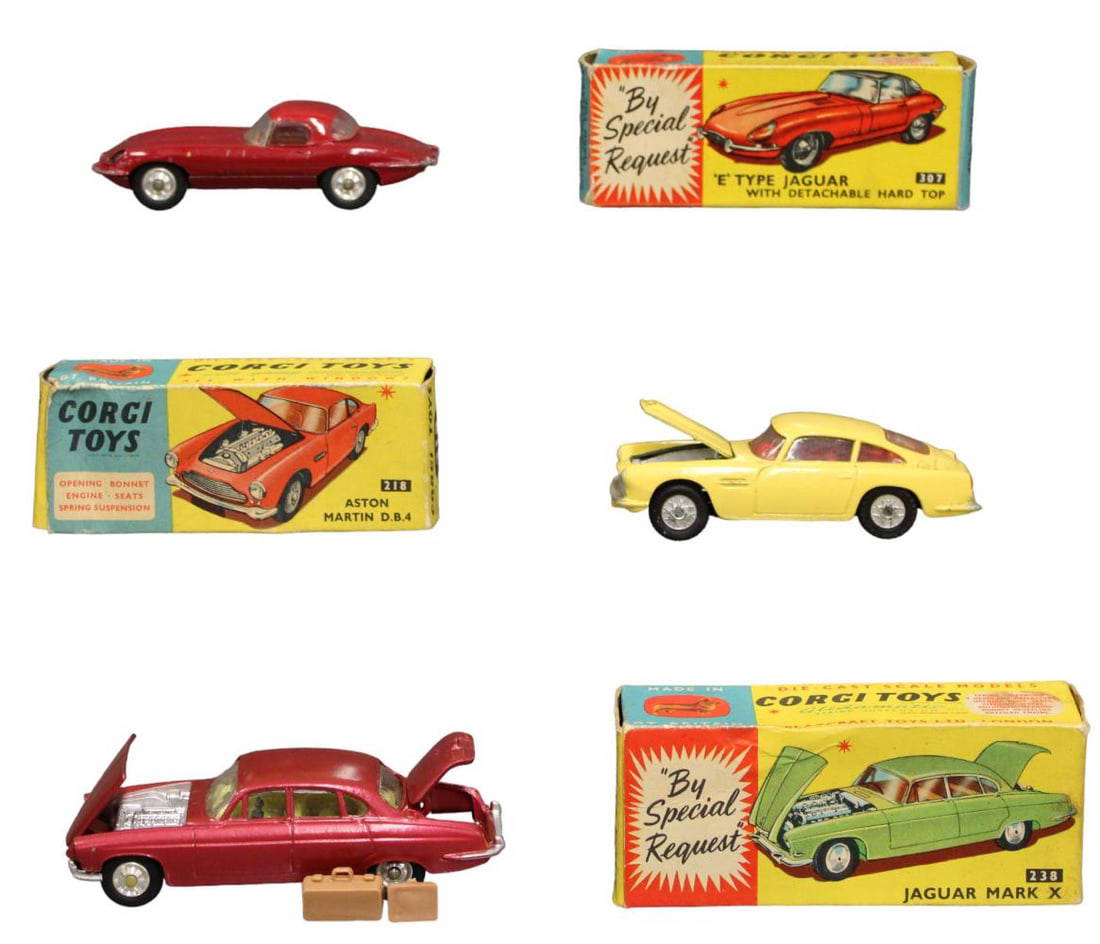 (3) Boxed Toys Cars 218, 238, & 307 Auction