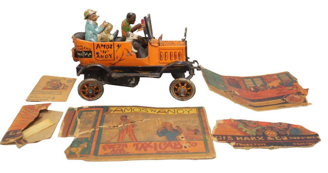 Marx Amos & Andy Fresh Air Taxi w/Partial Box (1 of 6)