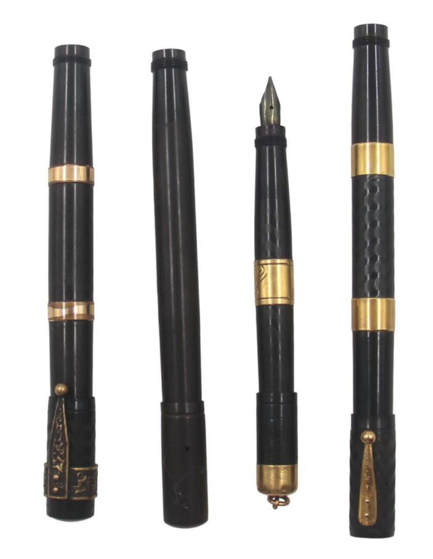 (4) Waterman Safety Fountain Pens (1 of 2)