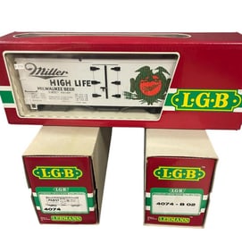 3 LGB G Ga Beer Cars