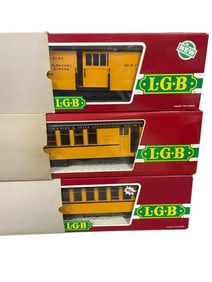 3 LGB DRGW Passenger Cars