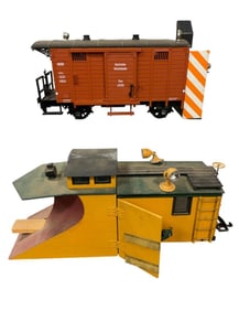 2 Custom G Gauge Snow Plows