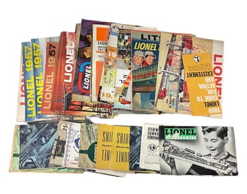 Large Lot Lionel Catalogs & Instruction Booklets