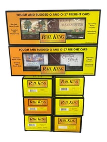 8 MTH RailKing Freight Cars