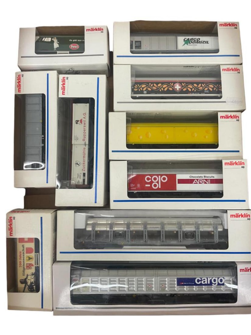 10 Marklin HO Goods Wagons (1 of 4)