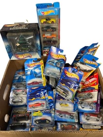 Large Lot Boxed Mattel Hotwheels Cars