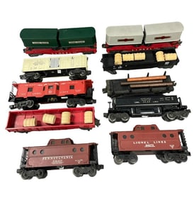 10 Lionel Freight Cars