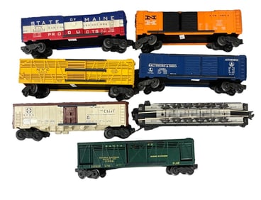 7 Lionel Freight Cars