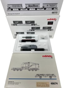 3 Marklin HO Car Assortments