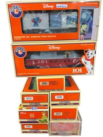 9 Lionel Disney Freight Cars