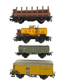 4 1950s Marklin HO Freights