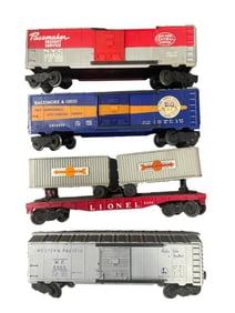 4 Lionel Freight Cars