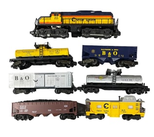 7 Lionel American Flyer Chessie Diesel Freight