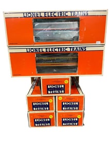 6 Lionel MPC IC & 1 Amtrak Pass Cars