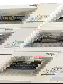 3 Marklin HO Micheline Rail Buses