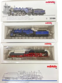 2 Marklin HO Steam Locomotives