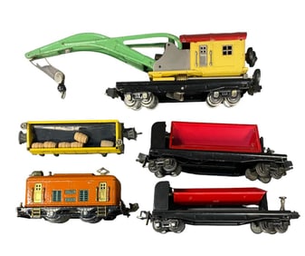 5 Prewar Lionel Trains